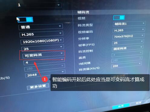 大華4.0版本攝像機智能編碼的設置方法