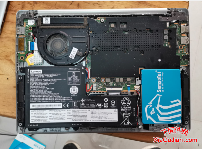 Lenovo 聯想小新潮7000-14IKBR拆機清灰換硬盤換內存方法